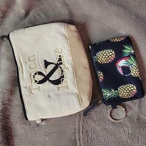 Vera Bradley ID/Change Purse and Thirty One Makeup Bag